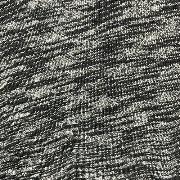 Madewell Marled Charcoal Gray Sweatshirt Dress Long Sleeve Sz M - Picture 3 of 12